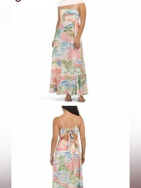 Paper Heart
Coastal Beach Print Women's
Maxi Dress